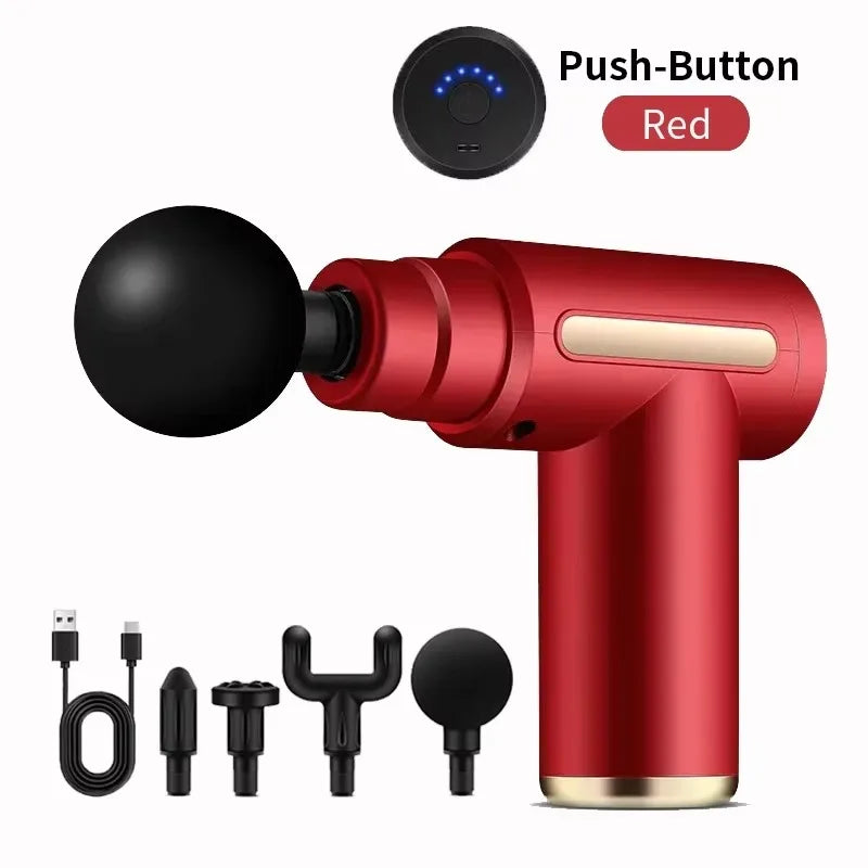 Mini Muscle Massage Gun Portable Deep Handheld Percussion Massager for Body Back Neck And Leg Pain Relief